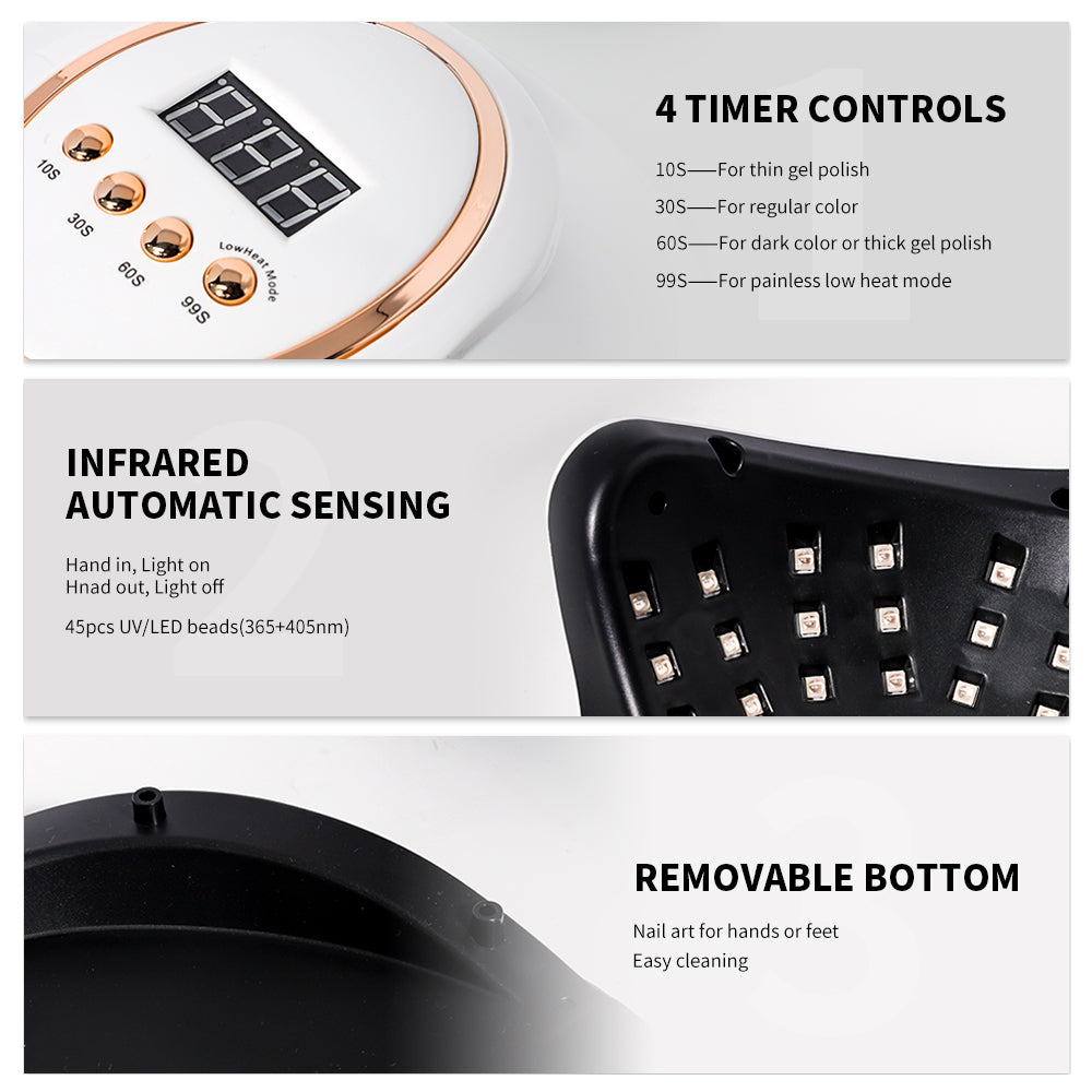 UV/LED Nail Lamp – 45W - view 3