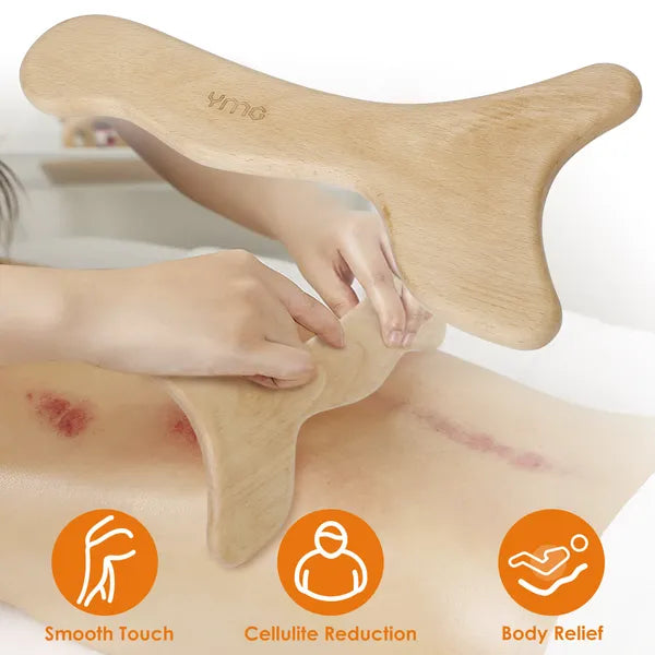 Wood Therapy Lymphatic Drainage Paddle