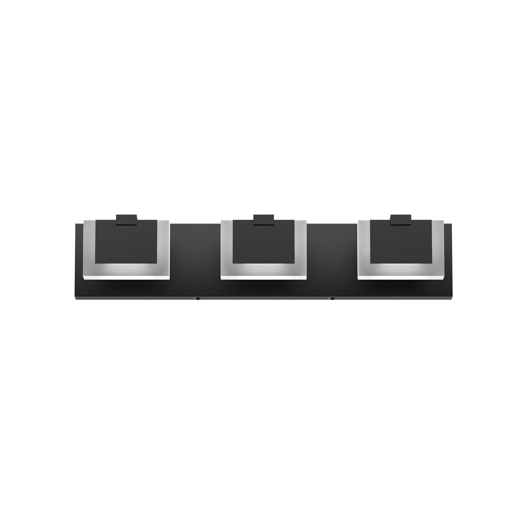 3-Light Black LED Vanity Fixture - view 4