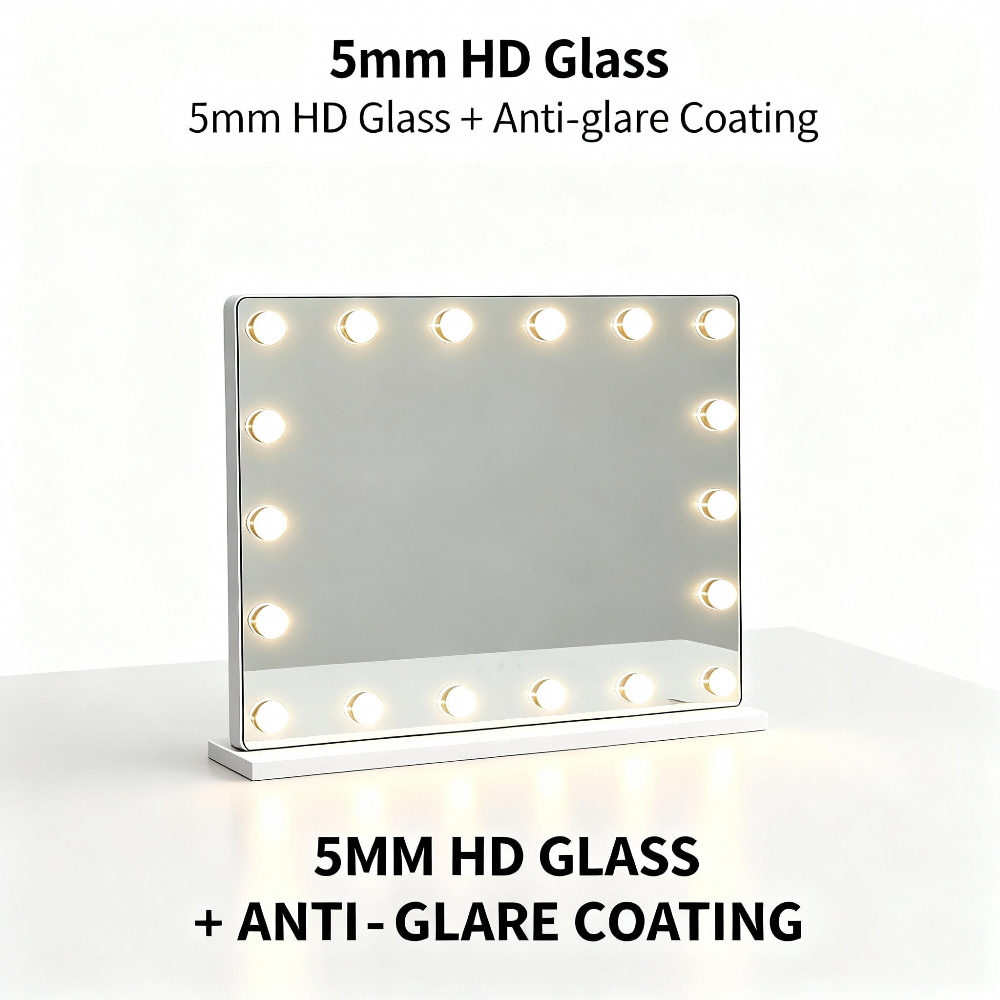 LED Vanity Mirror with 15 Bulbs - view 3