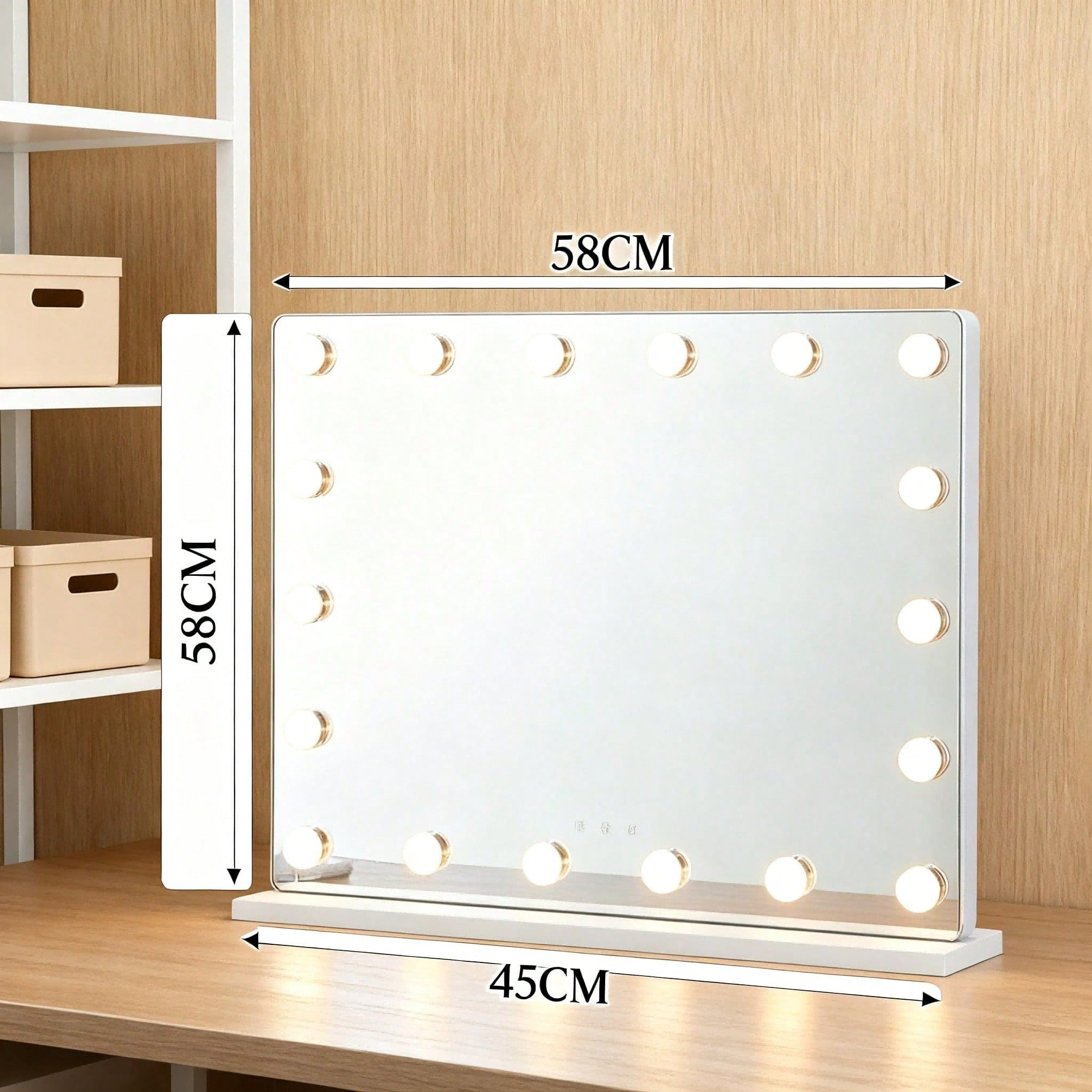 LED Vanity Mirror with 15 Bulbs - view 5