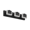 3-Light Black LED Vanity Fixture - view 1