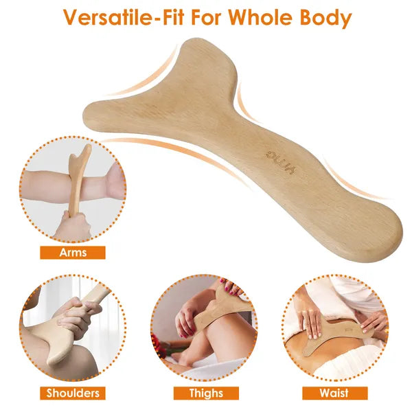Wood Therapy Lymphatic Drainage Paddle