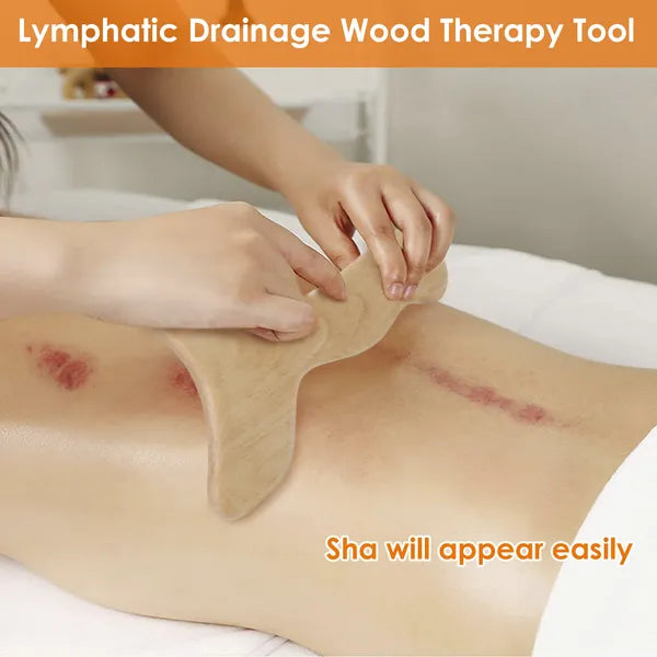 Wood Therapy Lymphatic Drainage Paddle