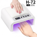 UV/LED Nail Lamp – 72W Gel Nail Curing Light with Arm Rest